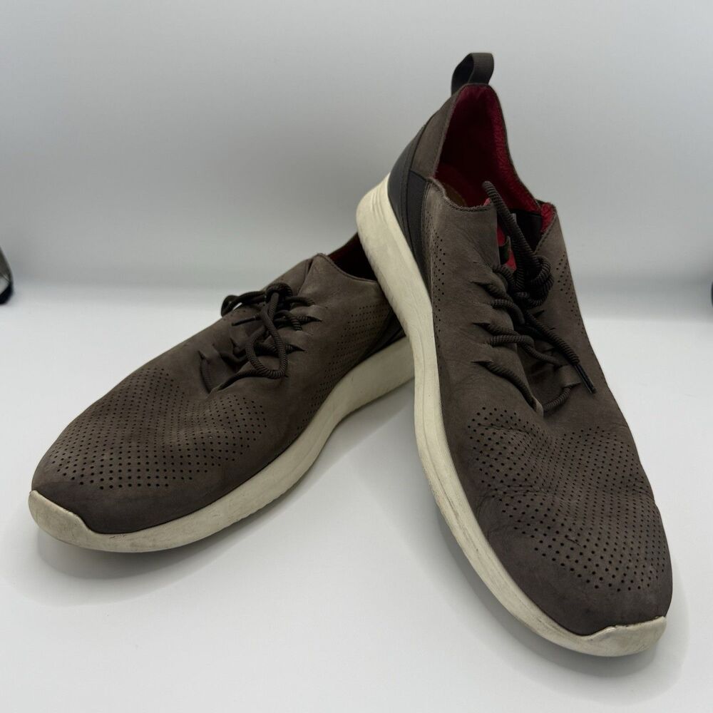 Johnston & Murphy Amherst Brown Nubuck Leather Men's Size 12 Sneaker
